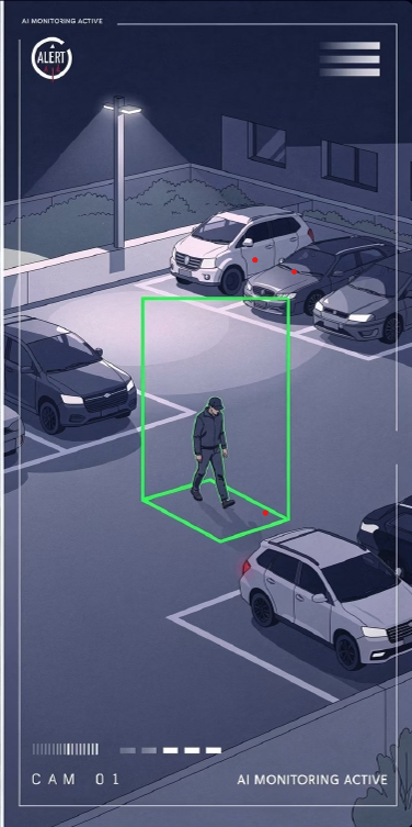 GuardianGrid AI screenshot with active detection